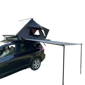 SUV Tri-Folding Half-Hardshell Rooftop Tent for Outdoor Camping