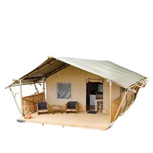 Safari House Shaped Tent Glamping Lodge Luxury Resort Hotel Tent