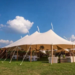 Sailcloth Tent 300 People 15x50m Pole Tents Rental Event Party Wedding Tent