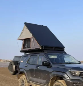 Sandwich Aluminum Plates Hard Shell Rooftop Tent, All-Around Pop-Up Camper for Truck, Custom