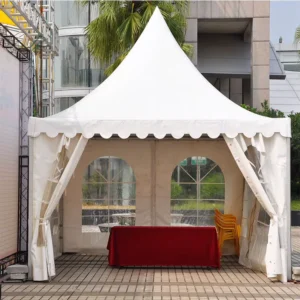 Screen Printing Aluminum Frame Luxury Wedding Tent Pagoda Tent for Rental Event Outdoor