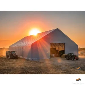 Seedlings Fabric Tree Building Shelter Storage Container Hoop Structure Barn Warehouse Certified Tent PVC Cold Galvanized Steel