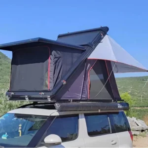 Self Driving Car Essential RV Camping Gear Rooftop Hard Shell Tent Sunshade Rainproof Roof Sun Protection Canopy for Outdoor