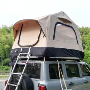 Self-Driving Car-Mounted Multipurpose Inflatable Rooftop Camping Tent