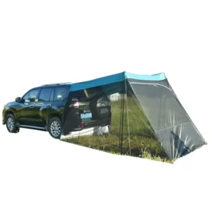 Self drive Travel SUV Off road Vehicle Tent RV Outdoor Canopy Sunshade Mosquito proof Camping Mesh Rear tail Four season