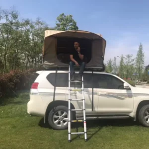 Semi automatic Open Camping Car Roof Tent