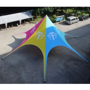 Series Hexagon Tent Waterproof Star Canopy Shaped Beach Tent 600D Oxford