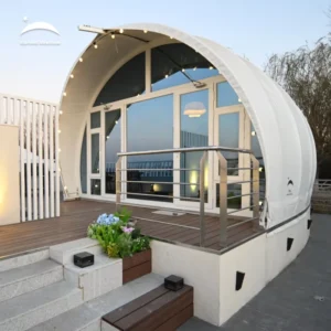 Shell Glamping Tent Large Hotel Safari Resort Lodge Tent for Vacation