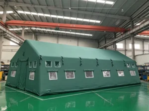 Shelter Tent Inflatable Modular Waterproof Fire Resistant for Disaster Evacuation Family Survival Emergency Relief Tent