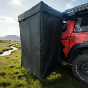 Shower Room Outdoor Camping Car Side Shower Tent 4X4 Offroad Double Layer Canvas Four-season Waterproof Toilet Room Accessories