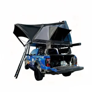 Side-Flipping SUV-Mounted Folding ABS Carbon Fiber Hard-Top Outdoor Rooftop Tent