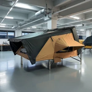 Side Opening Clamshell Aluminum Hard Shell Roof Top Tent 3 4 Person Rooftop Tent for 4×4 Offroad Camping
