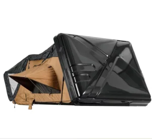 Side-Opening Large-Space Triangle ABS Hard-Shell Car Rooftop Tent with Skylight Window