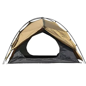 Simple Two Door Four Person Pop Up Tent Automatic Setup for Camping and Hiking