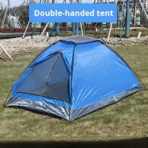 Single Layer Self-Erecting Camouflage Tent 3000mm Waterproof Nylon Outdoor Camping Tent