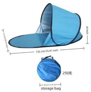 Single-Person Pop-Up Beach Sunshade Tent