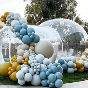 Single Tunnel for Party Crystal Advertising Inflatable Bubble Balloons House Tent