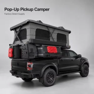 Slide In Off Road Flatbed Trucks Camper 5ft Shell 8ft Truck Flat Bed Camper Equipped with Waterproof Tent Canopies