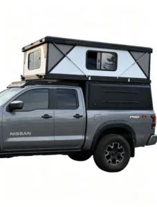 Slide Truck Camper Hardside Pop Camper Four Season Aluminum Shell Fit For Nissan Frontier Mitsubishi L200 Isuzu Pickup
