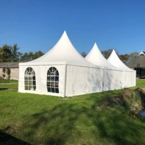 Small Aluminum White or Transparent Garden Outdoor Tent Luxury Wedding Tent Pagoda Canopy Tent