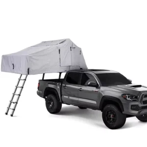 Small Camping Trailer with Rooftop Tent and Remote Control