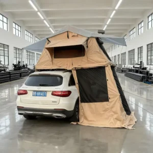 Small Rooftop Tent with Ladder and Annex Room