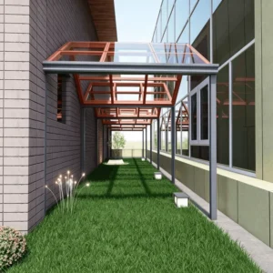 Smart Ready Aluminum Sunroom With Sensor Compatibility for Automated Ventilation Solar Shading and Climate Control
