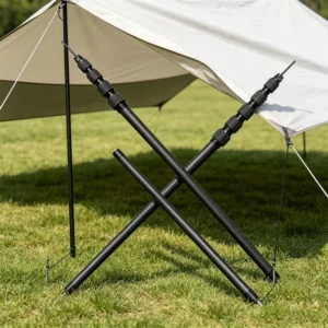 Smooth Gloss Surface Carbon Fiber Tent Pole Rust Free Support Rod For Outdoor Picnic Camping Awning Accessory