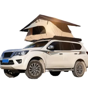 Soft Canvas 4 Person Car Rooftop Tent for Four-Season Camping Waterproof Breathable
