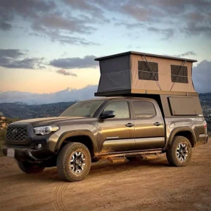 Soft Roof Top Tent Pop up Style Lightweight Pickup Truck Cover for Pickup Hilux Ranger
