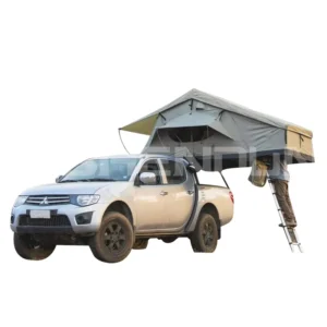 Soft Shell 4×4 Rooftop Tent with Skylight, 4-Person Canvas Waterproof
