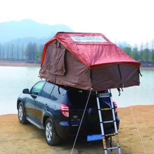 Soft Shell Aluminum Car Rooftop Tent, Spacious Off-Road Camping Tent, Canvas