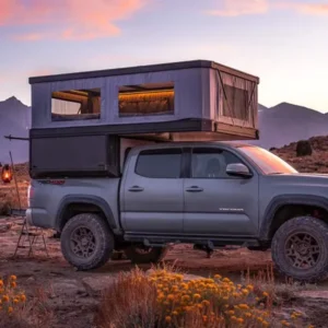 Soft Top Pickup Canopy Camper Camping Equipment Lightweight Durable Design for Fishing and Off Road Trips
