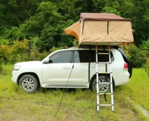 Solf Shell Roof Top Tent for Outdoor Camping Big Size 4 5 Person Waterproof Rooftop Tent With Annex