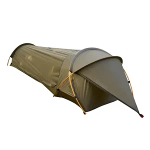 Solo Backpacking Tent Single-Person A-Frame Waterproof Shelter Portable Hiking Tent with Aluminum Supports