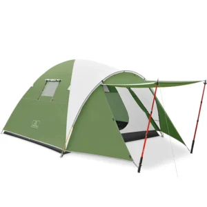 Source Factory Portable Outdoor Tents for Camping 3-4 Person Glamping Waterproof Tents Double-layer Tent