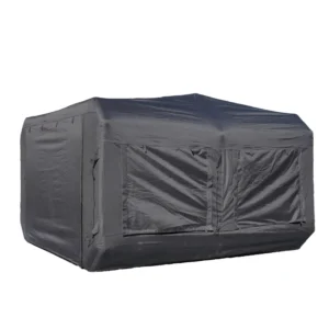 Space Capsule Oxford Inflatable Tent 7.3sqm 2 Doors 2 Windows Quick Setup Waterproof Camping Tent