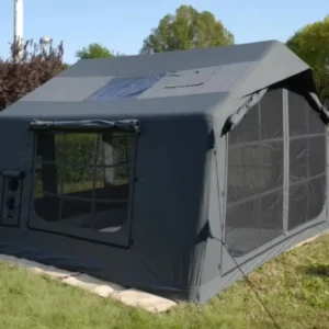 Spacious Inflatable Camping Tent Waterproof Windproof Mesh Windows for Family Camping Beach Picnic Hiking Trips