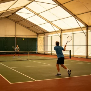 Sports Stadium Tent with Openable Side Wall and Aluminum Frame