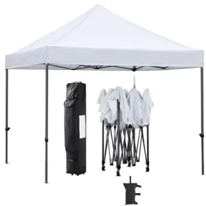 Steel Canopy Tent 3×6 3×4.5 3×3 Outdoor Pop-Up with Window Waterproof for Weddings Trade Shows Exhibitions