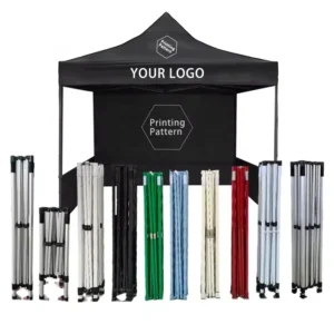 Steel Frame Foldable Commercial Tent with Walls for Competition and Market Stall