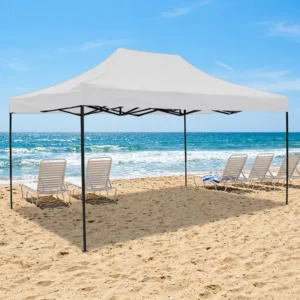Steel Frame Pop Stretch Tent UV Waterproof Foldable Garden Gazebo for Trade Shows and Events 10×10 3×3