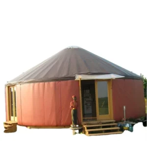 Steel Frame Yurt Tent Wooden Ger Yurts With Track