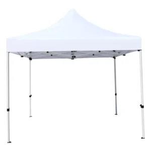 Steel Hexagonal Pop-Up Folding Tent Waterproof Custom Logo Outdoor Exhibition Canopy