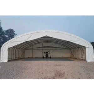 Steel Modern Workshop Warehouse Hangar Tarp with PVC Cover Large Truss UV-resistant Wind & Snow Resistant