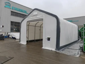 Steel PVC-Coated Waterproof Portable Outdoor Storage Shelter Canopy with Arch Roof