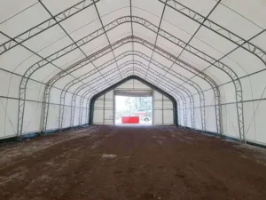 Steel Structure Shelters with PVC Tarpaulin for Hotels Villas Office Buildings & Garage Sheds
