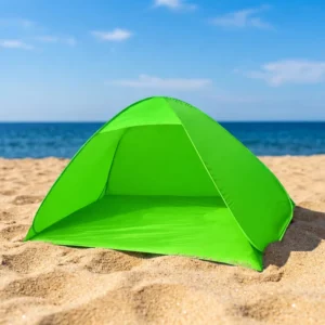 Steel Wire Automatic Pop-Up 2-Person Outdoor Beach Tent Portable Sun Shelter