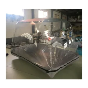 Storage Folding Garage Tent Transparent Cover for Motorcycle
