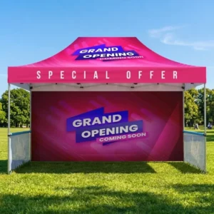 Straight Rod 600D Oxford Cloth Waterproof Outdoor Single Layer Commercial Exhibition Tent